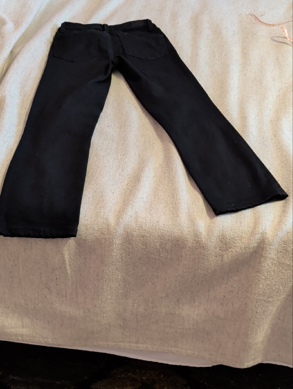 PAIGE Amber Black Ankle Jeans, Size 23 - Picture 8 of 8